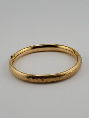 Carl Art 12k Gold Filled Bangle Bracelet